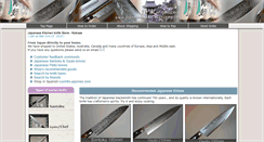 Desktop Screenshot of japanese-knife-store.com