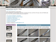 Tablet Screenshot of japanese-knife-store.com